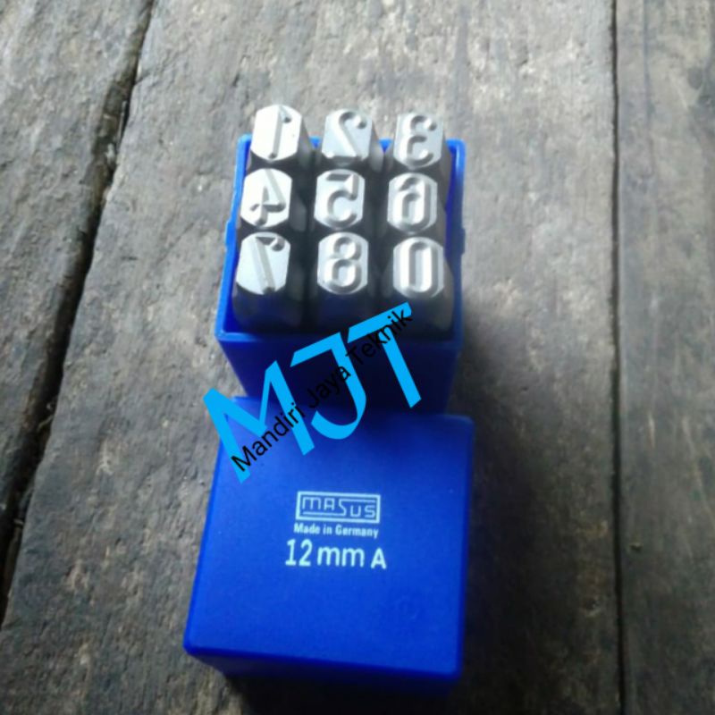 

MASUS Germany Angka Ketok 12 mm Stamp Punch Figure 0-9