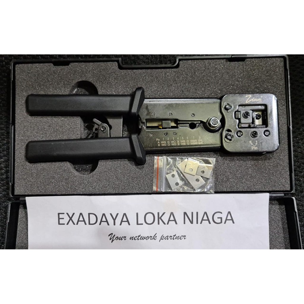 Zimmlink Tang Crimping Tool RJ45 EZ Anti gagal Zimm Link