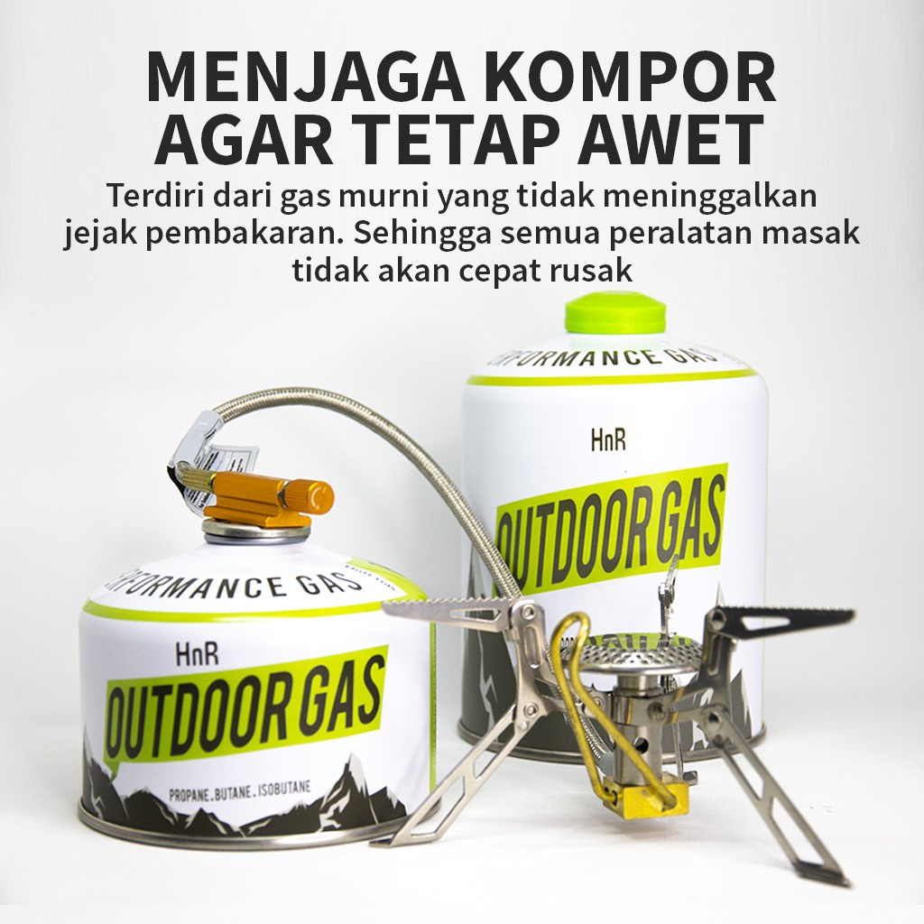 TABNG GAS CANISTER HIKE N RUN TERISI GAS TABUNG ALAT MASAK CAMPING ULTRALIGHT GUNUNG OUTDOOR