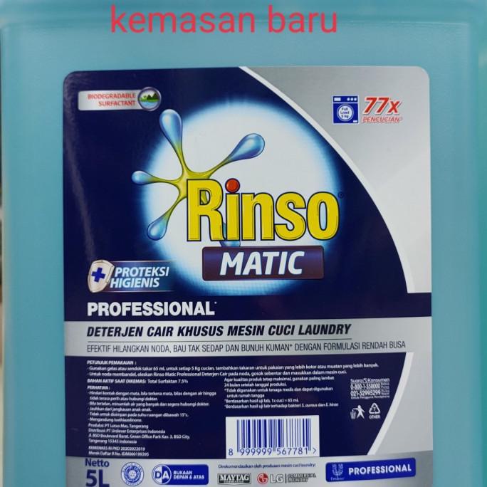 (BISA COD) rinso matic 5 liter cair TERMURAH Kode 838