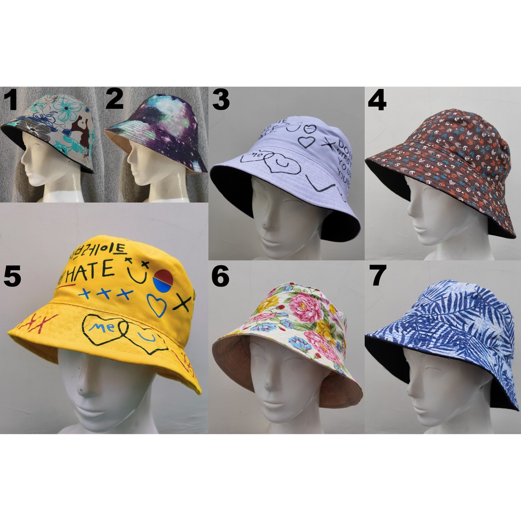 Topi bucket rimba motif allsize dewasa BUCKET-MOTIF