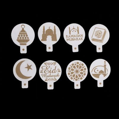 

Ramadhan Theme Coffee Stencil (8pcs)