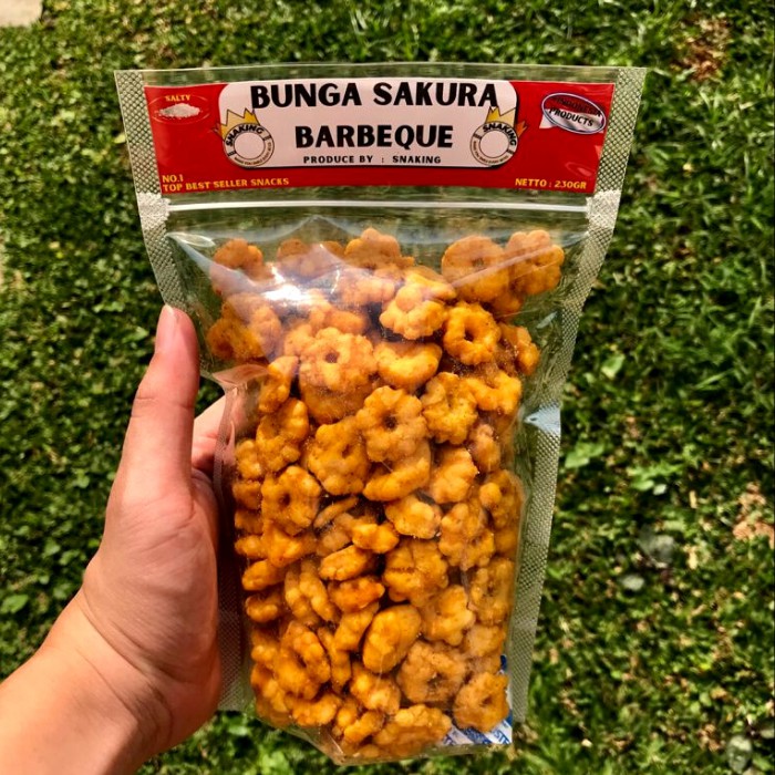 

BUNGA SAKURA BBQ ALA SNAKING Netto 230gr