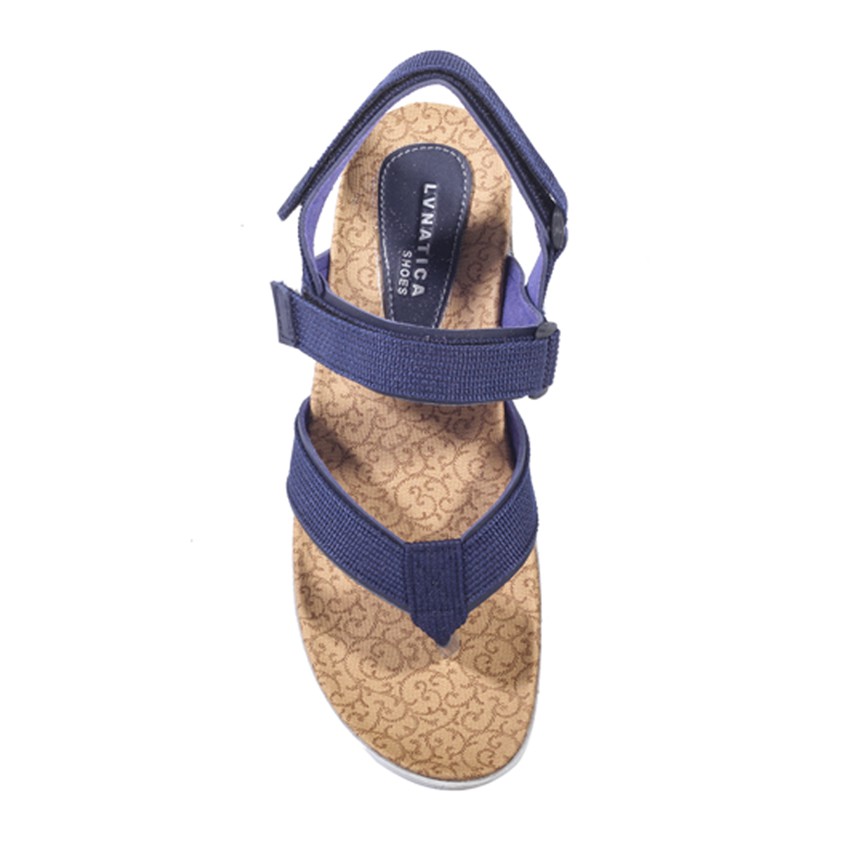 OVRA NAVY |FORIND x Lvnatica| Sendal Gunung Ori Tali Kulit Simpel Kayu Wanita/Women Sandal Footwear