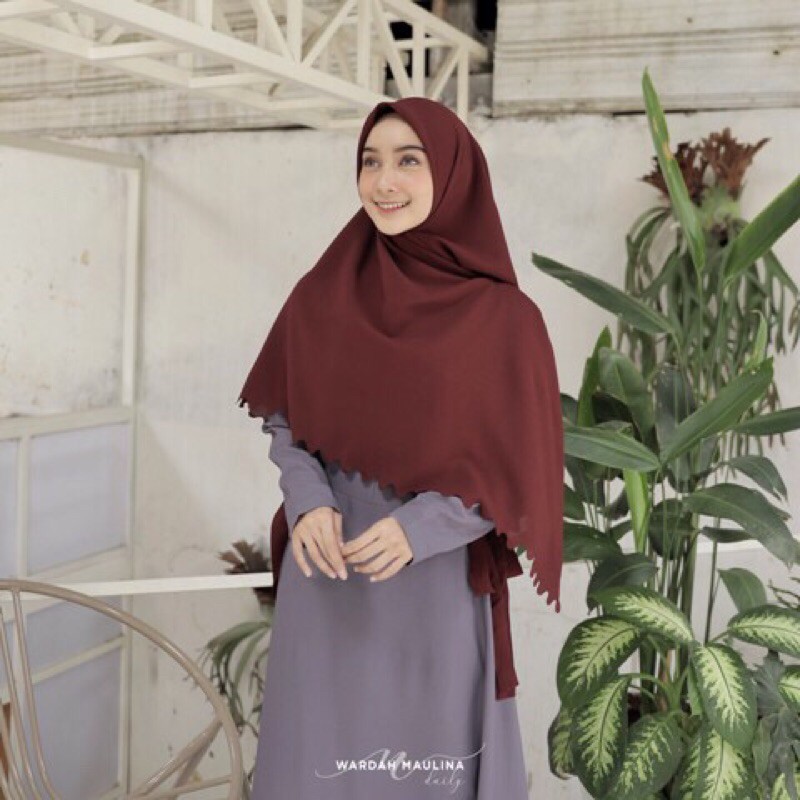 Bisa Cod Ziyya Khimar Lasercut By Wardah Maulina Daily Shopee Indonesia