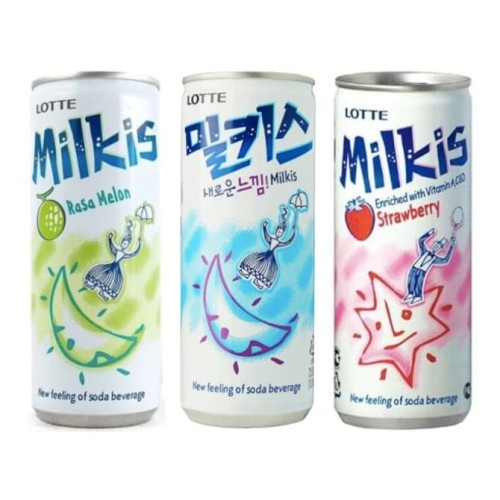 

LOTTE MILKIS MILK SODA 250ML