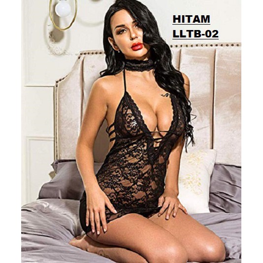 Lingerie Black Hauss Transparan New Model Baru