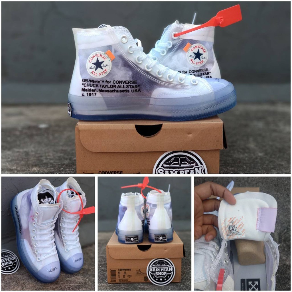 ASLI GRADE ORI Sepatu Converse 1970S X off white VULCANIZED Virgil Abloh Original Premium BNIB