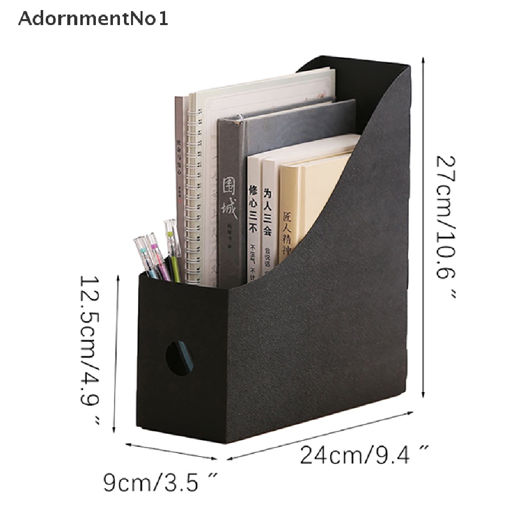 (AdornmentNo1) Kotak Organizer Dokumen / Buku / Pensil Model Lipat Untuk Meja Kantor