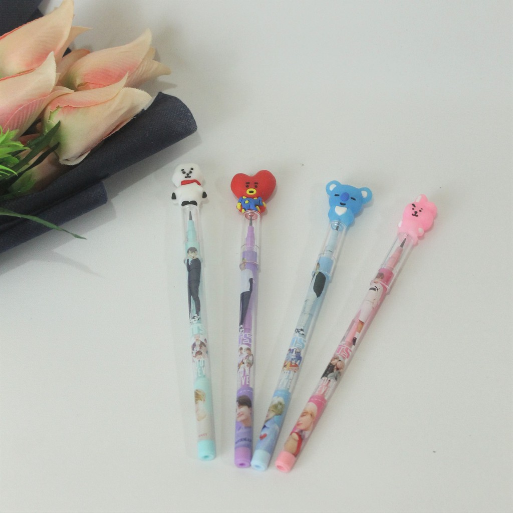 

Pensil Bt21 Pensil BTS KPOP Pensil Mekanik BT21