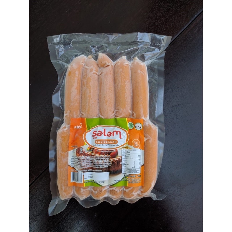 sosis bakar salam/ sosis bakar salam isi 12/ salam 500gram