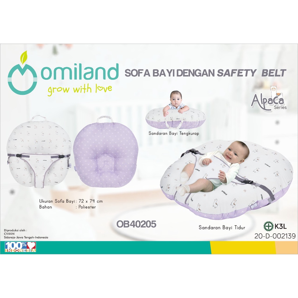 Omiland Sofa Bayi // Sofa Bayi Multi Fungsi Alpaca Series