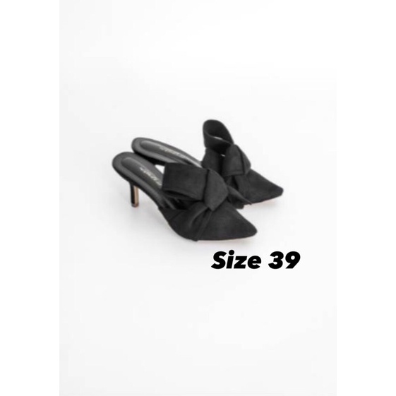 Ittaherl Jackie Mules 60 mm Holiday Ink Size 39