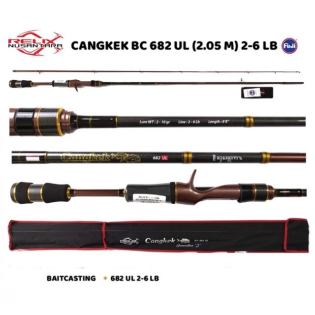 Rod Relix Nusantara Cangkek BC 682 UL Gen S