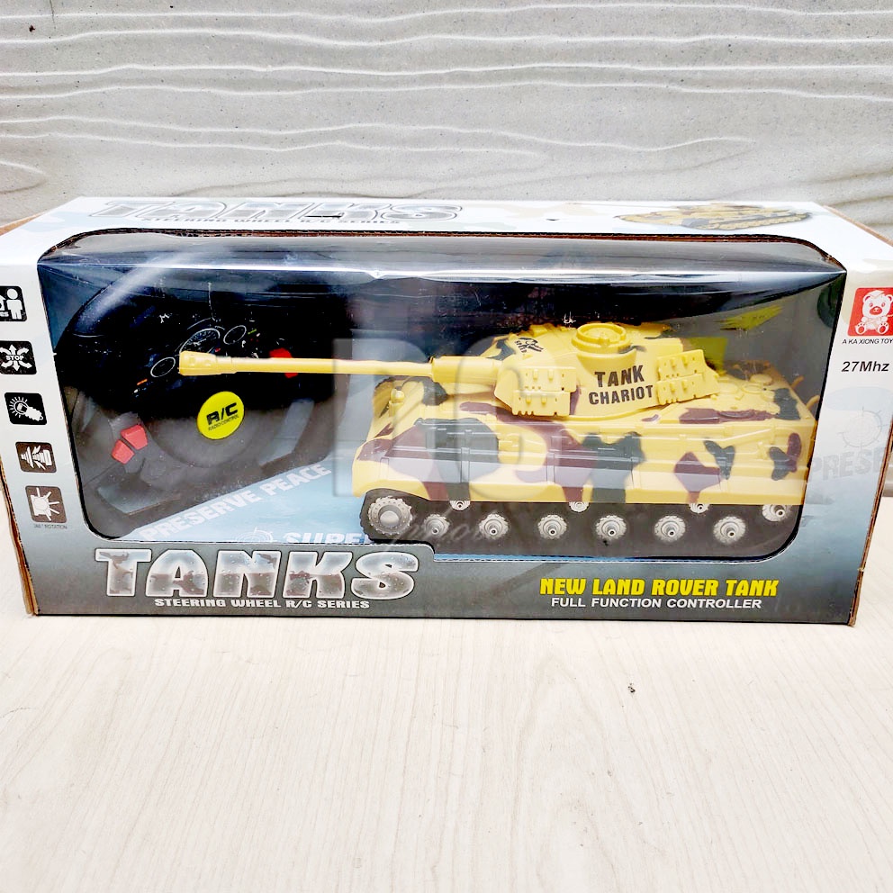 Tanks Chariot RC 4 ARAH CHARGER BATERAI Mainan Army Tank Tentara Remote Suara Lampu