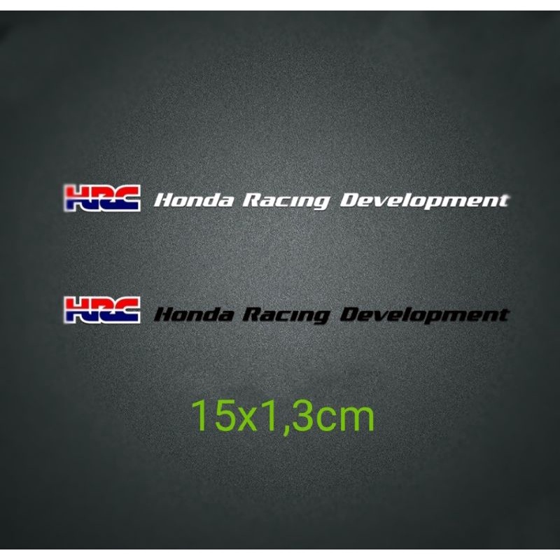 Honda Racing Development sticker cutting