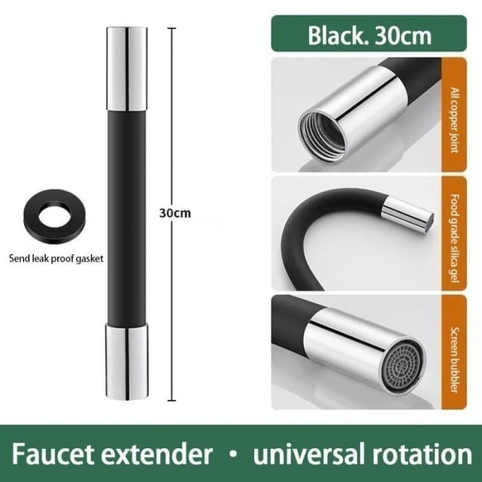 free bending faucet legthing extender flexible 360