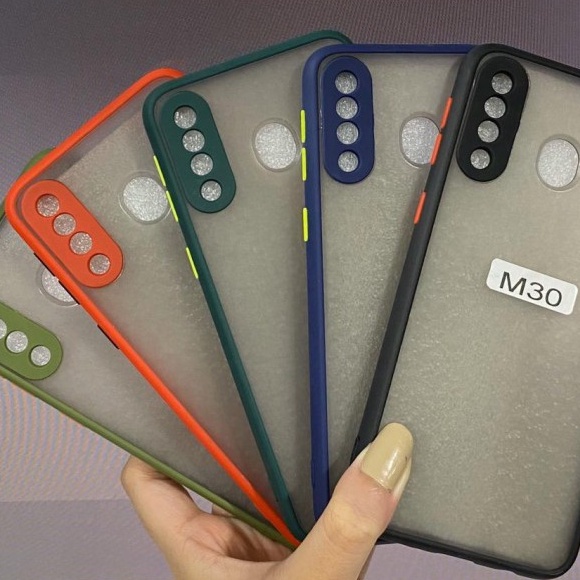 CASE MATTE SAMSUNG GALAXY M30 TRANSPARAN FUZE MACARON MY CHOICE - FA