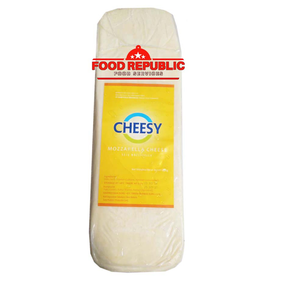 Keju Mozarella Mozzarella Cheesy 2.3 KG