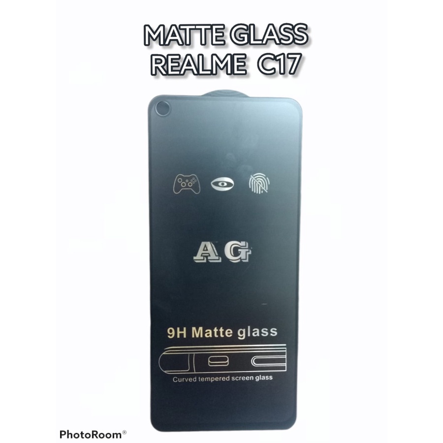 REALME C55 NFC 6 6 PRO C17 7 7i 7 PRO C1 C2 C3 TEMPERED GLASS FULL MATTE GLARE ANTI MINYAK ANTI GORES KACA TEMPRED FULL SCREEN FULL COVER PELINDUNG LAYAR