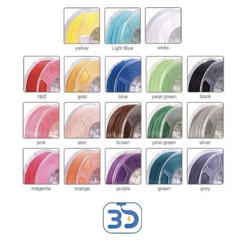 eSUN 3D Filament 3 KG Optimized PLA+ ABS+ Filament 1.75 mm