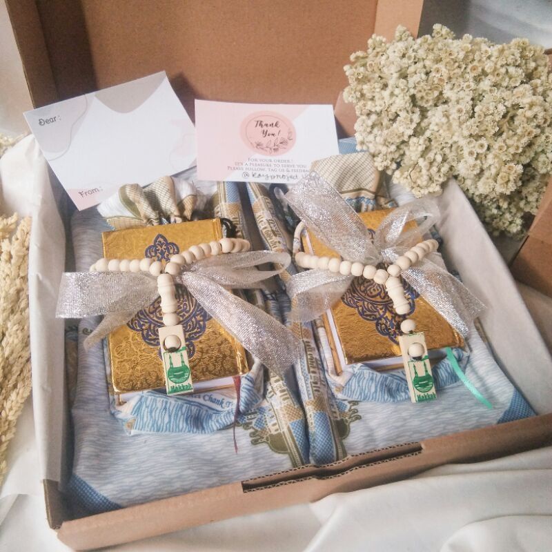 Hampers Sajadah Couple| Wedding gift| Kado pernikahan| Giftbox nikah