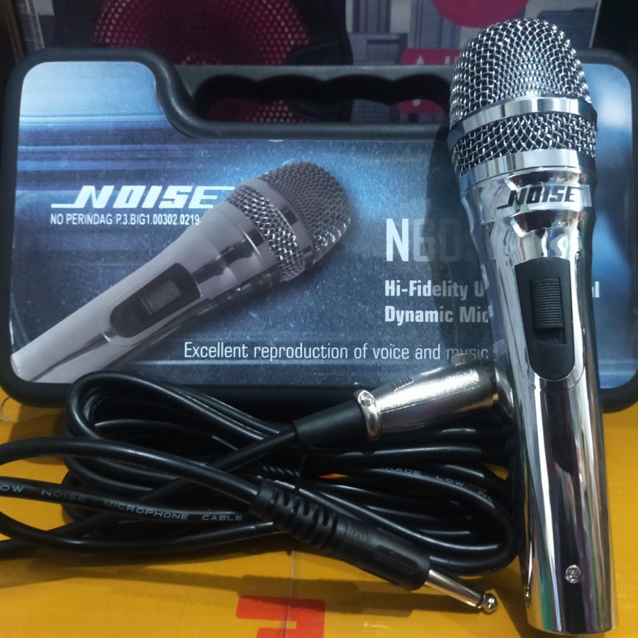 COD MICKROFON NOISE N609//MIC KABEL NOISE N609//MIC DYNAMIC NOISE N609 MICROPHOME