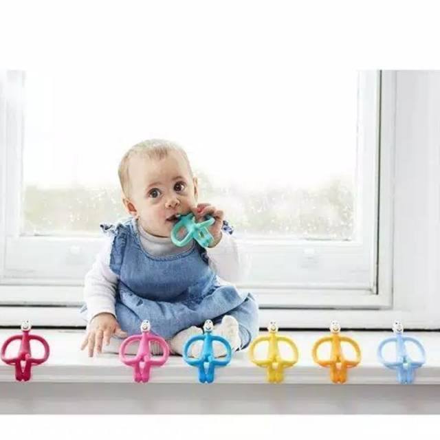 Gigitan bayi monkey /gigitan bayi kera / baby monkey teether / gigitan bayi monyet