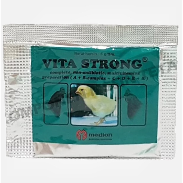 Vita Strong Vitamin Anak Ayam Burung dan Bebek