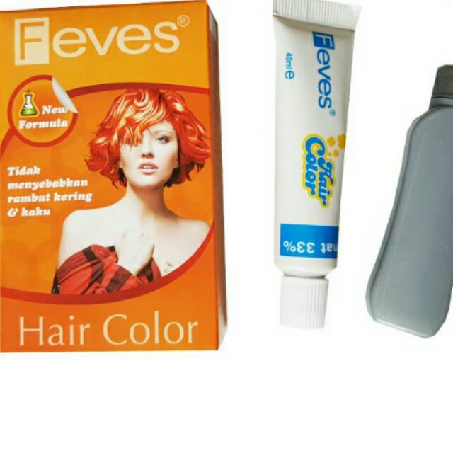 Feves Hair Color / Pewarna rambut Feves / cat rambut faves Original 100%