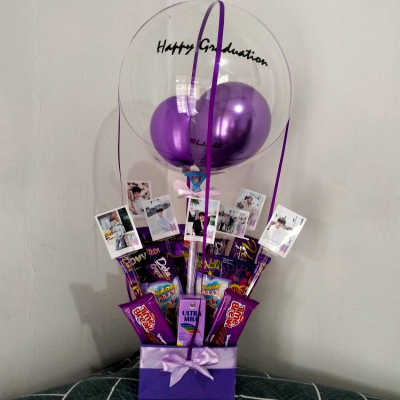 Buket snack BTS Balon