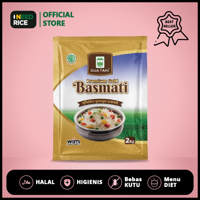 

Beras Basmati Premium Gold Dua Tani 2kg