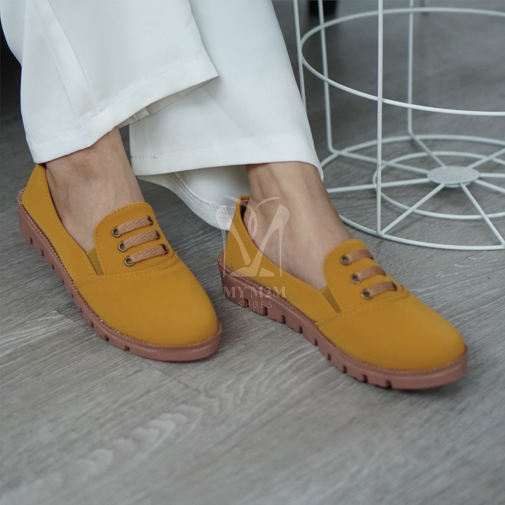 Mym2m Vawel Sepatu Wanita Slip on Kasual Terlaris