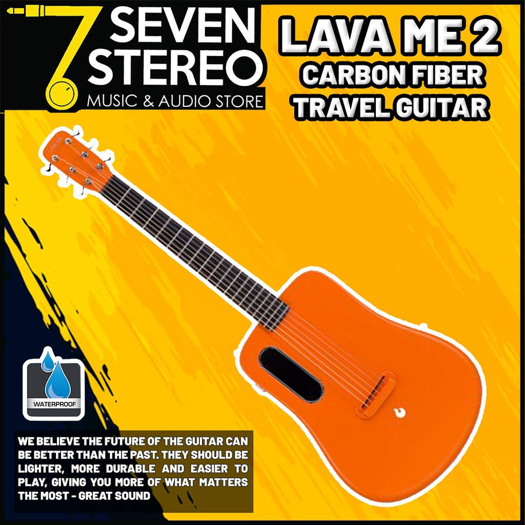 LAVA ME 2 ME2 Carbon Fiber Acoustic Electric Travel Guitar