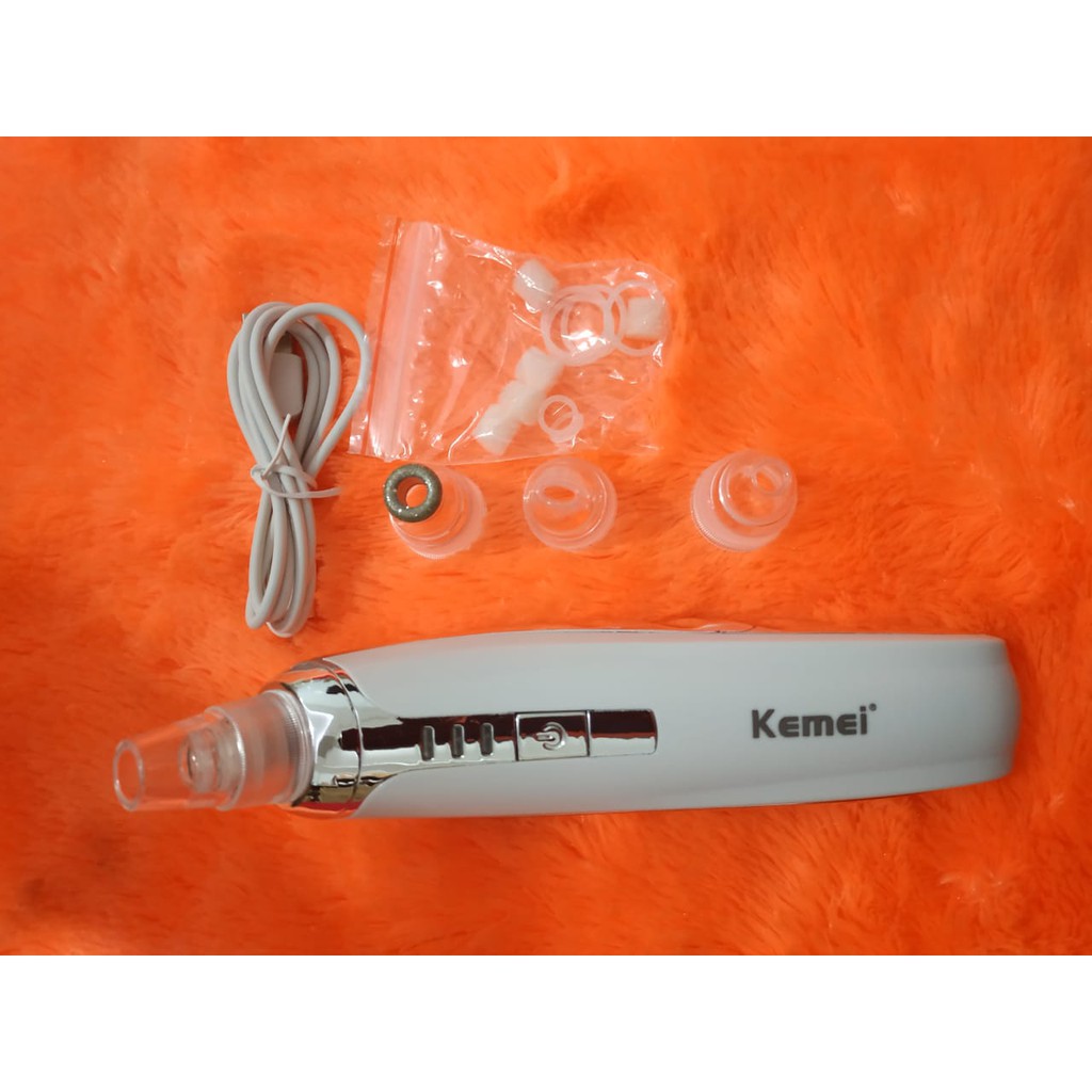 Kemei KM-1867 Electric Portable Removal Blackhead komedo Suction Facial Pore Cleaner