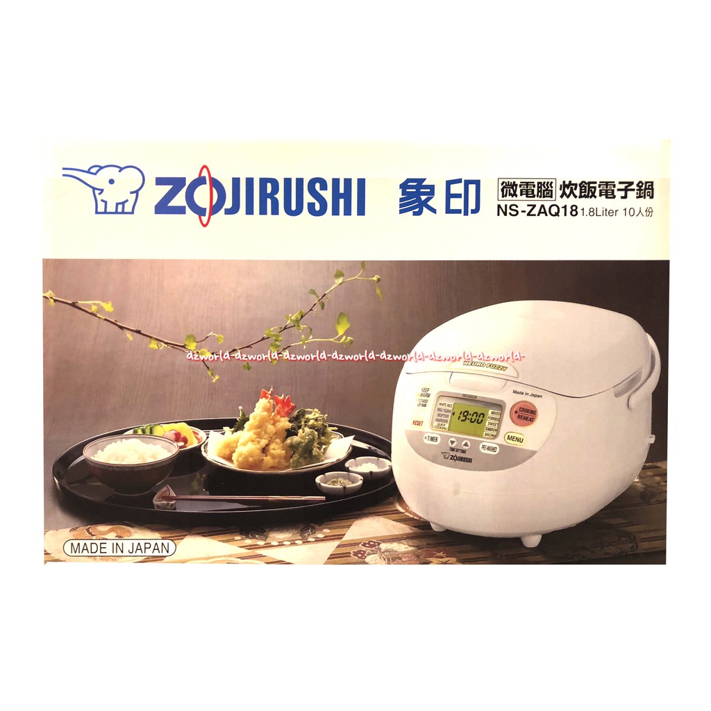 Zojirushi Micom Rice Cooker &amp; Warmer NS ZAQ18 Rice Cooker Penanak Nasi