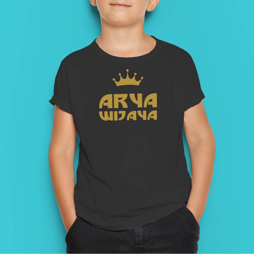 Custom Desain Baju Anak Kaos Keren Pakai Mahkota Shopee Indonesia