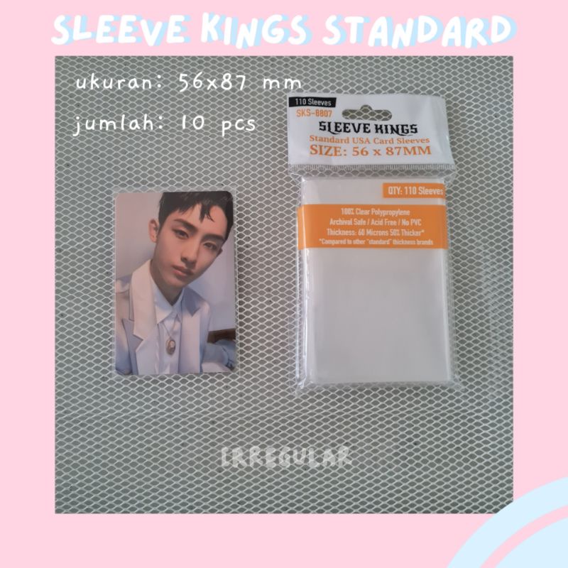 

READY STOCK inner sleeve photocard sleeve kings 56x87 mm per 10 pcs sleeve pc premium 57x89