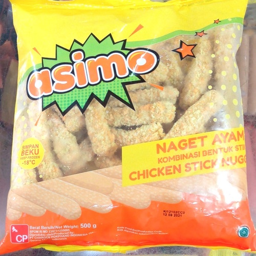 

Asimo Chicken Stick Nugget Ayam Stikie 500 gram