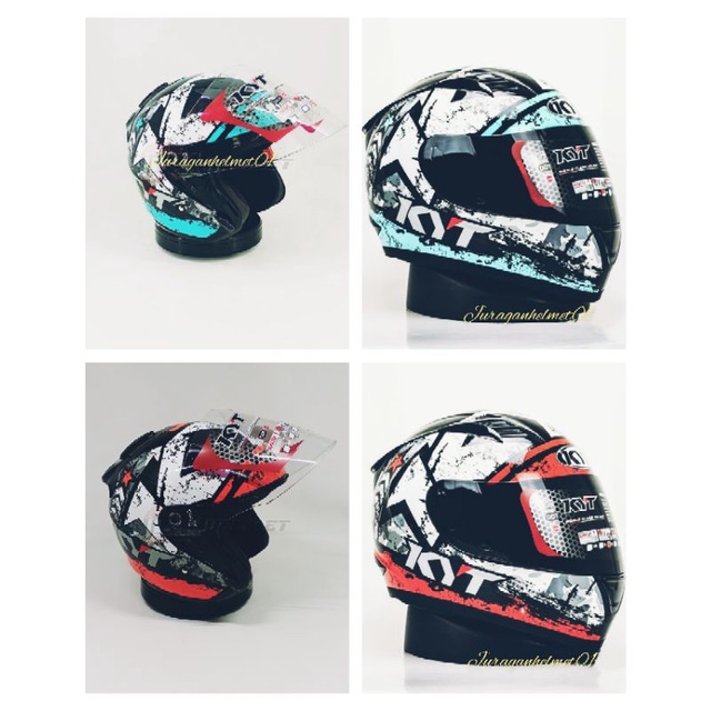 helm full face KYT r10 paket couple original
