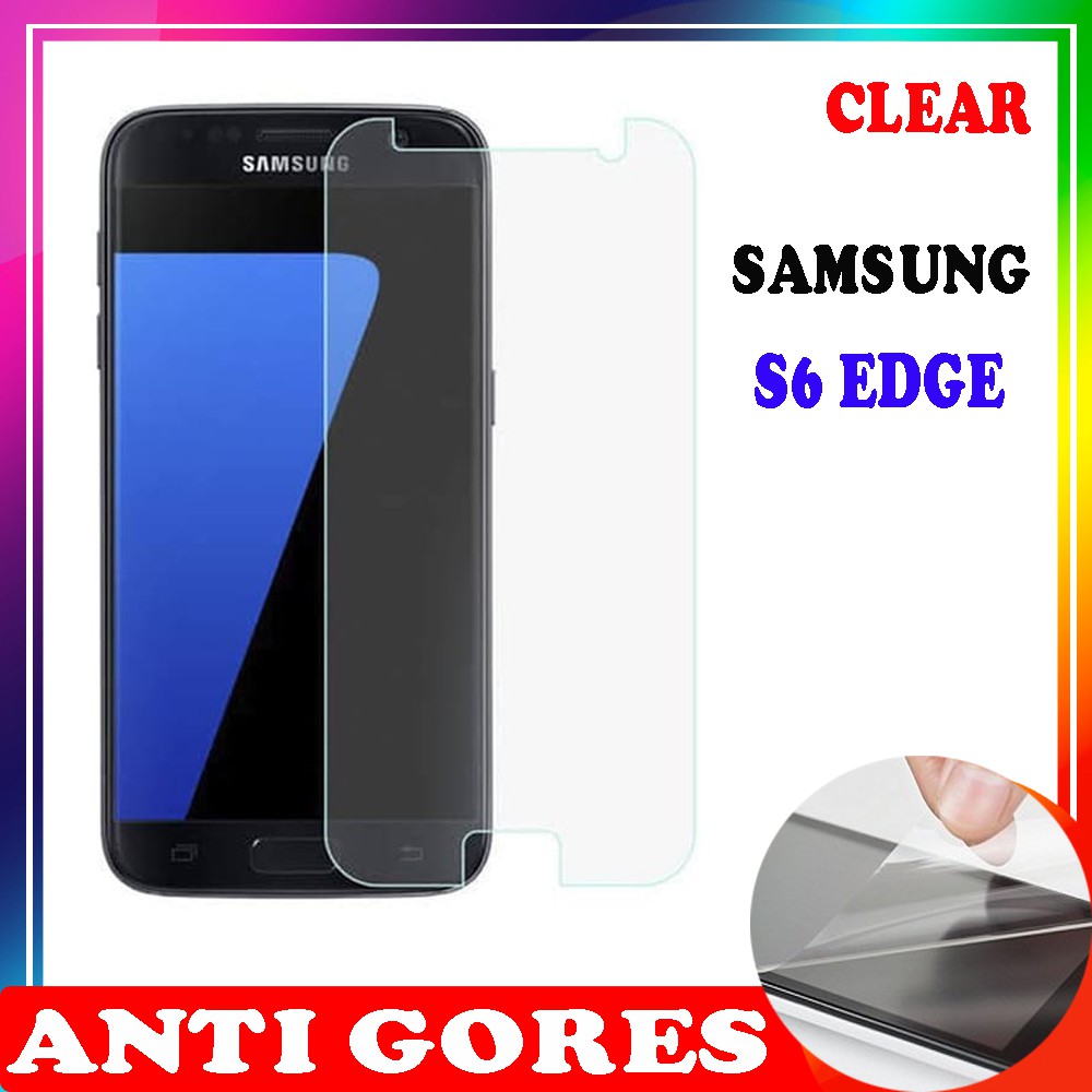 Anti Gores Samsung s6 Edge S7 Sony C3/C3 Dual T3 MR Z2A Xiaomi Redmi 1S 2S Screenguard Pelindung Layar Gadget Antigores Screen Protector HP Handphone Screen Clear Bening