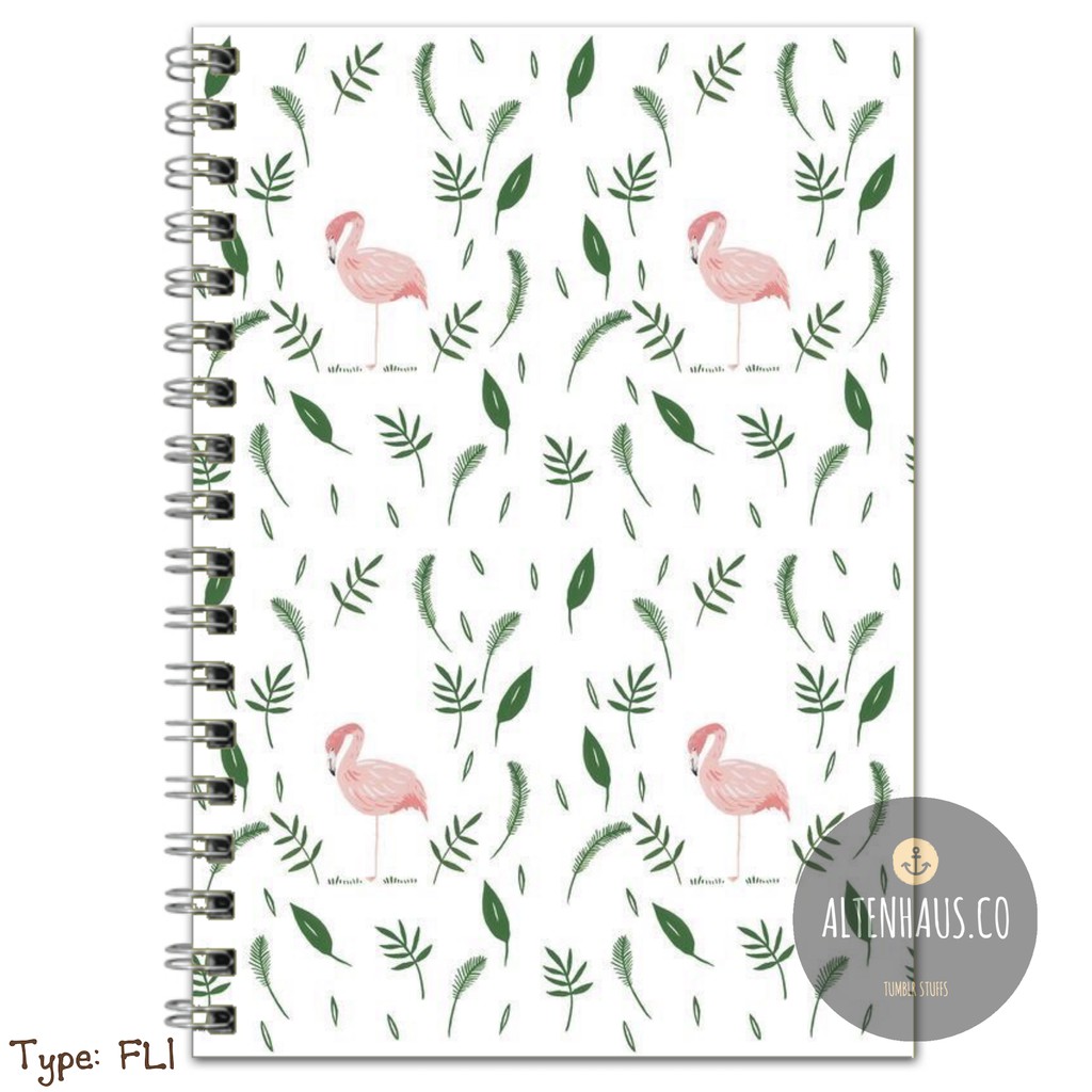 

Buku Catatan (Notebook) Custom Book Jilid Spiral Tipe FL1