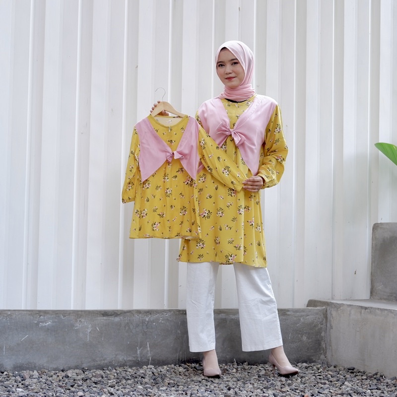 TUNIK IBU DAN ANAK TUNIK COUPLE SERI FREYA TUNIK [Harga Terpisah]