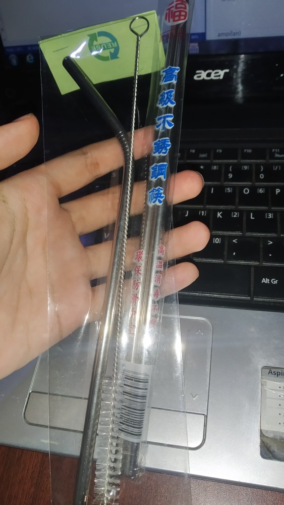 Sedotan Stainless Ecer