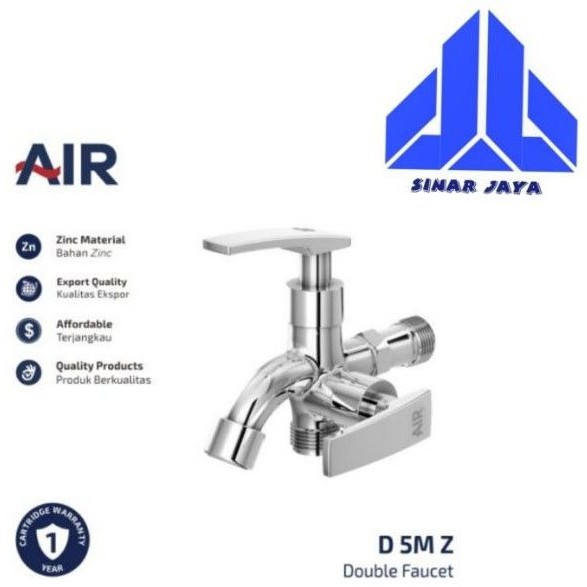 AIR Kran Double-Kran Tembok-Kran Cabang-Keran Air-Kran Shower-Double Faucet D 5M Z