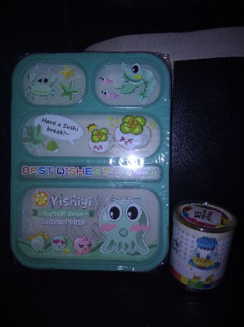 Lunch Box Yooyee 590 Sekat 5  Bpa Free