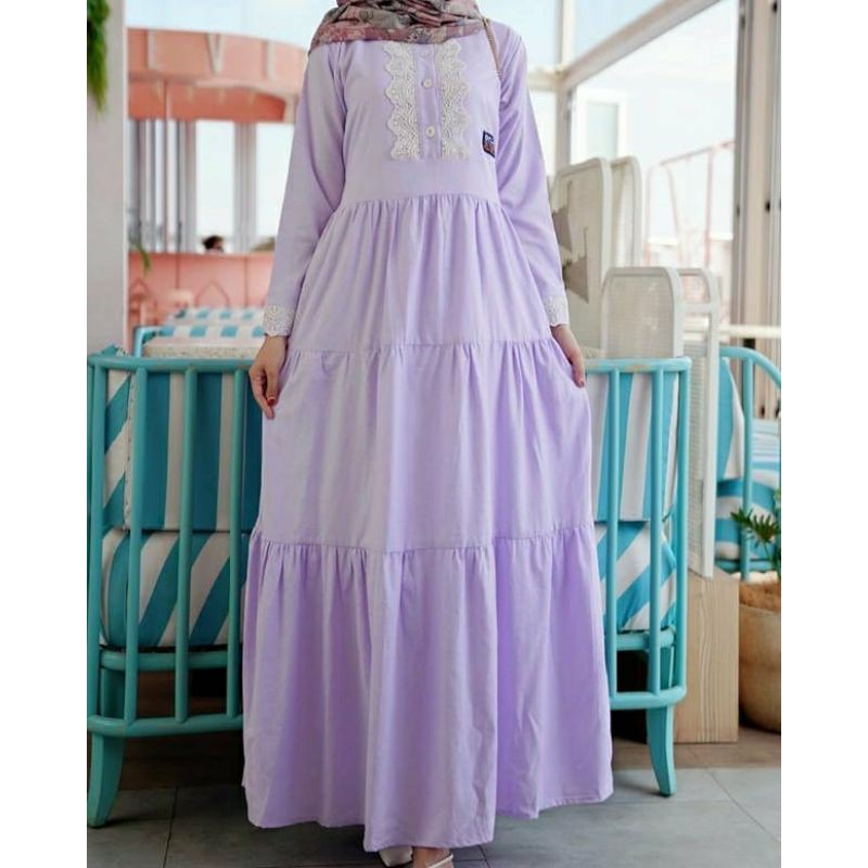 GAMIS KATUN KOMBI RENDA BY GYL