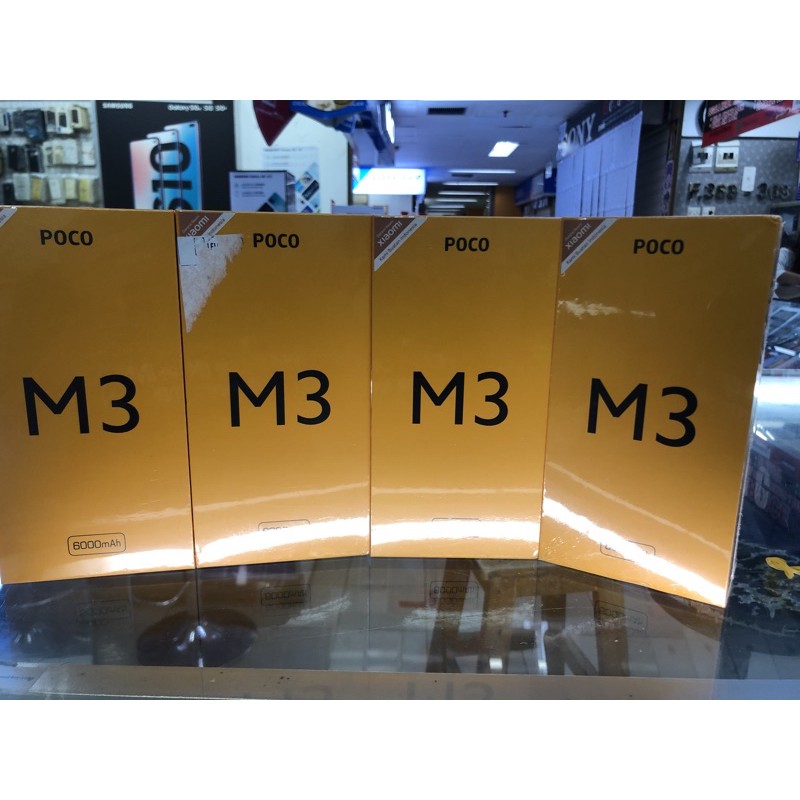 xiaomi poco m3 ram 6/128 new resmi
