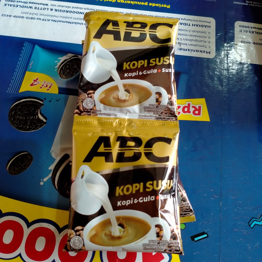 

KOPI ABC 310g (10x31g) RASA GULA SUSU & MOCCA