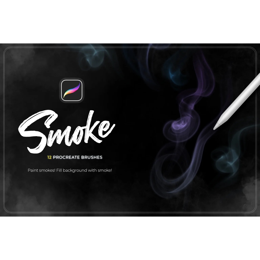 Procreate Brush - Smoke Procreate Brushes